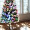 4ft Fiber Optic Christmas Tree with 120 LED Lights and Metal Stand